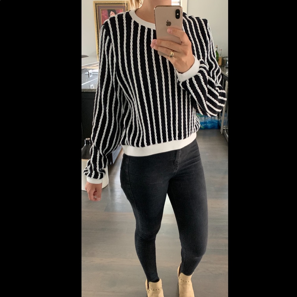 Striped, fun sweater
